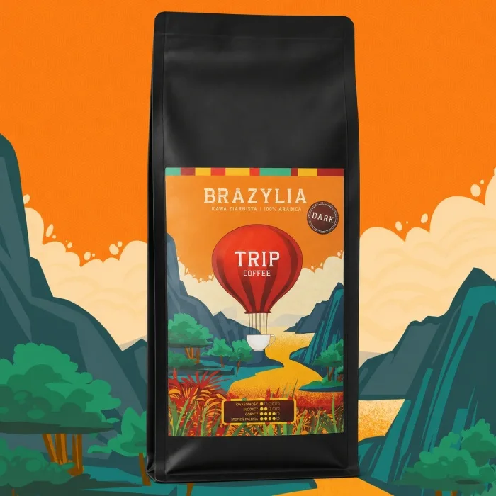 Кофе в зёрнах Trip Coffee Бразилия Dark, 1 кг