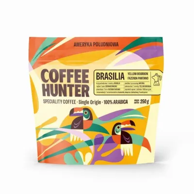 Кофе в зёрнах Coffee Hunter Brasilia Fazenda Pantano Espresso 250 г