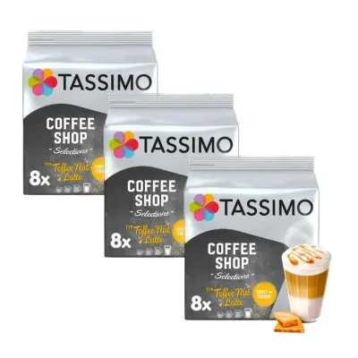 Набор капсул Tassimo Coffee Shop Selections Toffee Nut Latte, 3х8 шт.