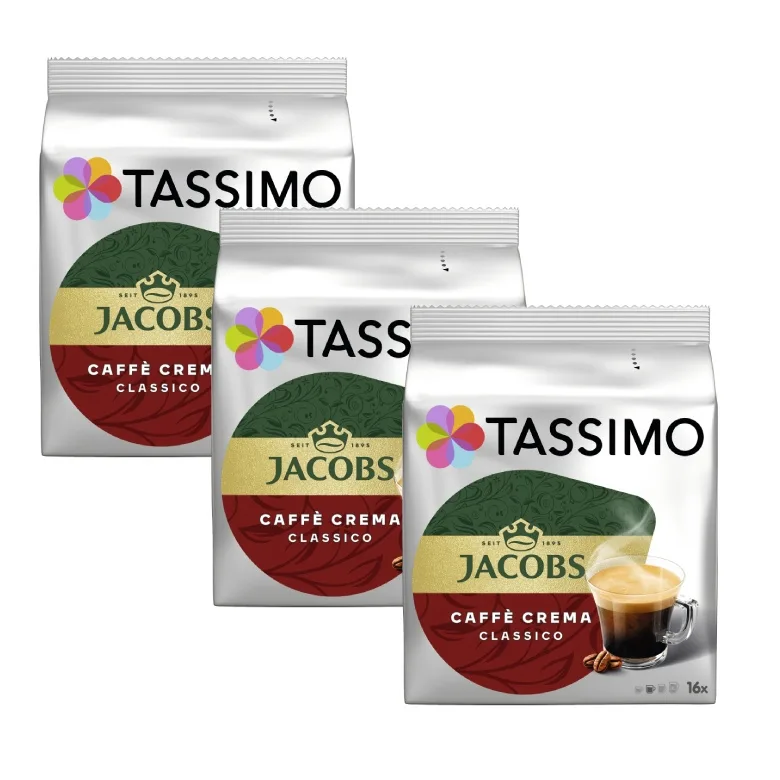 Набор капсул Tassimo Jacobs Caffe Crema Classico, 3х16 шт.