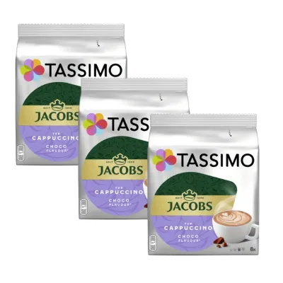 Набор капсул Tassimo Jacobs Cappuccino Choco, 3х8 шт.