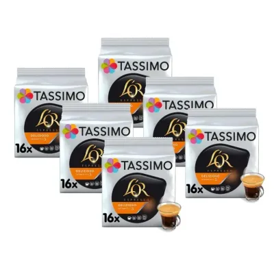 Кофе в капсулах Tassimo L'OR Espresso Delizioso, 96 шт. (6х16)