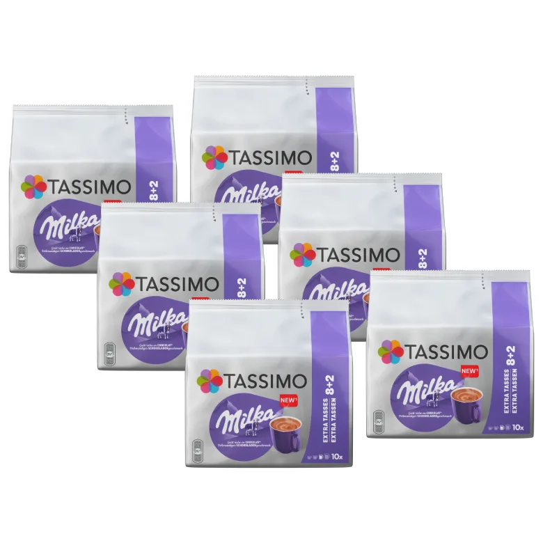 Капсулы Tassimo Milka горячий шоколад, 60 шт. (6х10)