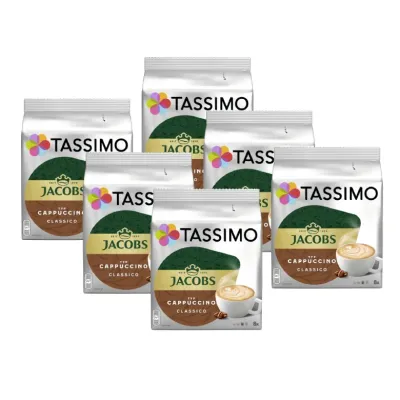 Кофе в капсулах Tassimo Jacobs Cappuccino Classico, 48 шт. (6х8)