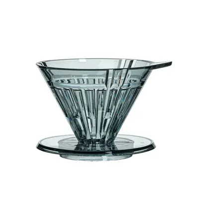 Воронка для заваривания кофе Timemore Crystal Eye Turbo 01, прозрачно-черная
