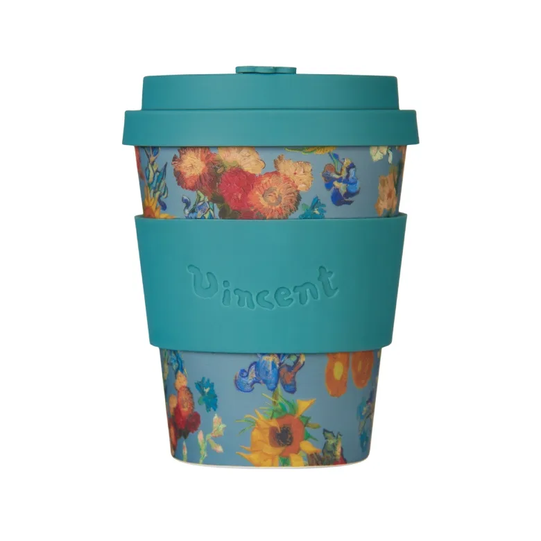 Стакан для напитков на вынос Ecoffee Cup Van Gogh Museum Flowers 350 мл