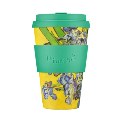 Стакан для напитков на вынос Ecoffee Cup Van Gogh Museum Irises 400 мл