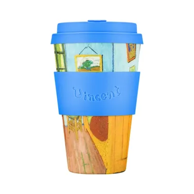 Стакан для напитков на вынос Ecoffee Cup Van Gogh Museum The Bedroom 400 мл