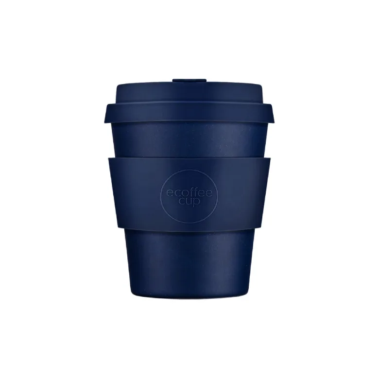 Кружка для кофе на вынос Ecoffee Cup Solid Colours 240 мл Dark Energy тёмно-синяя