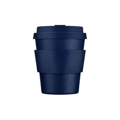 Кружка для кофе на вынос Ecoffee Cup Solid Colours 240 мл Dark Energy тёмно-синяя