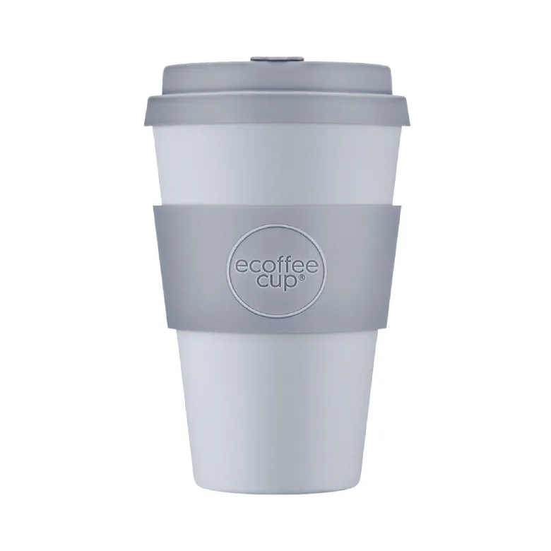Термокружка Ecoffee Cup Solid Colours Glittertind 400 мл - Серебристый