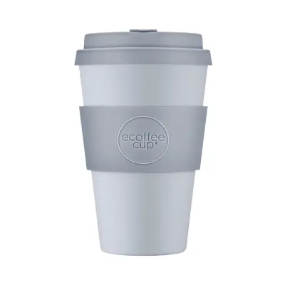 Термокружка Ecoffee Cup Solid Colours Glittertind 400 мл - Серебристый