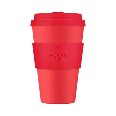 Термокружка Ecoffee Cup Solid Colours Meridian Gate 400 мл - Красный