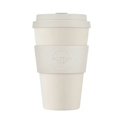 Термокружка Ecoffee Cup Solid Colours Waicara 400 мл - Белый