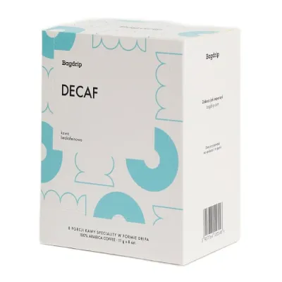 Кофе в дрип-пакетах Bagdrip Decaf без кофеина 8 шт по 11 г