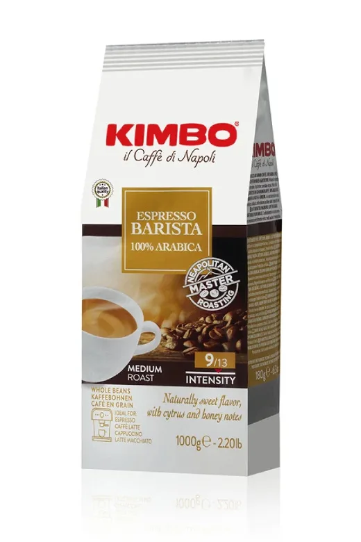 Кофе в зёрнах Kimbo Espresso Barista 100% Arabica, 1 кг