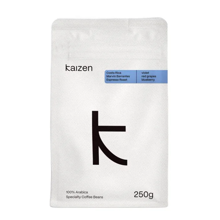 Кофе в зёрнах Кайдзен Кофе Коста-Рика Марвин Баррантес Espresso, 250 г