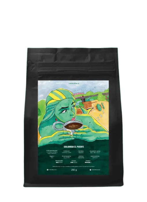 Кофе в зёрнах Нобл Кофе Колумбия Эль-Пуэнте Filtr, 250 г