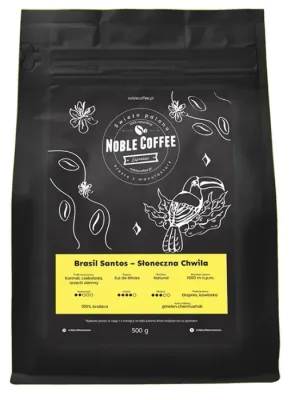 Кофе в зёрнах Noble Coffee Brasil Santos 1 кг