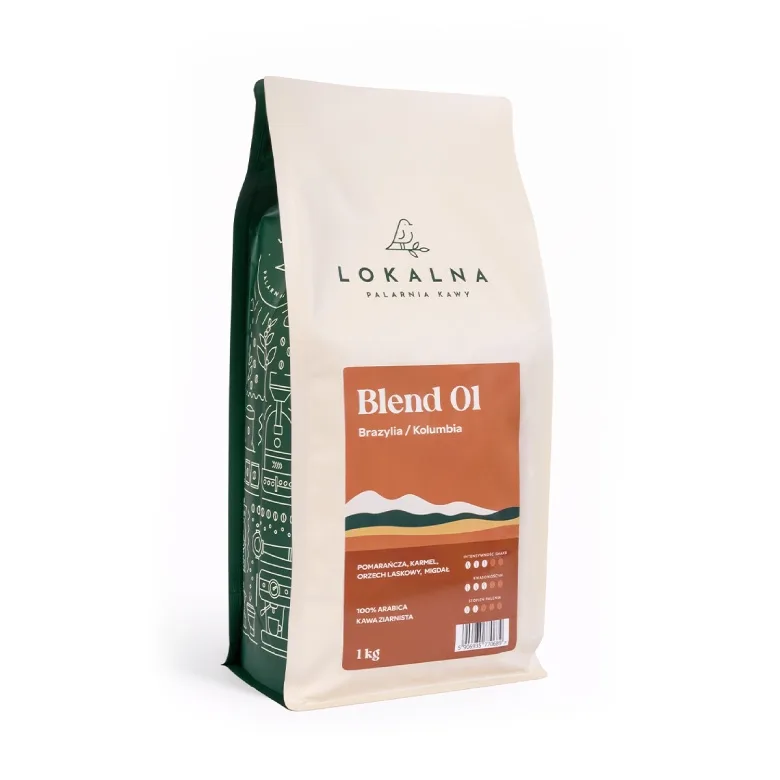Кофе в зёрнах Lokalna Palarnia Kawy Blend 01 1 кг
