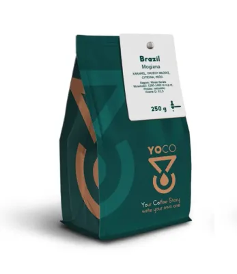 Кофе в зёрнах YoCo Coffee Brazil Mogiana Espresso, 250 г, для эспрессо