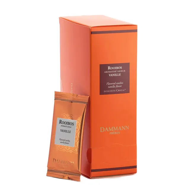 Чай ройбуш Dammann Rooibos Vanille с ванилью, 24 пакетика