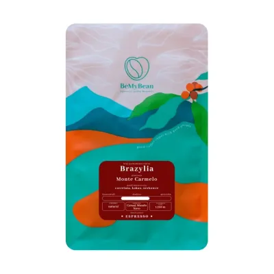 Кофе в зёрнах BeMyBean Brazylia Monte Carmelo Espresso, 250 г, для эспрессо