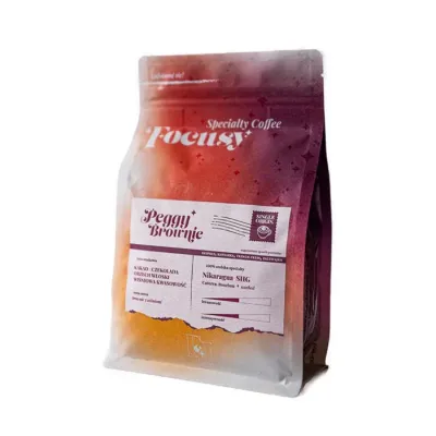 Кофе в зёрнах Focusy Peggy Brownie шоколадно-ореховое эспрессо 250 г