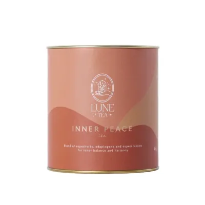 Чай травяной Lune Tea Inner Peace с грибами рейши и корицей, 45 г