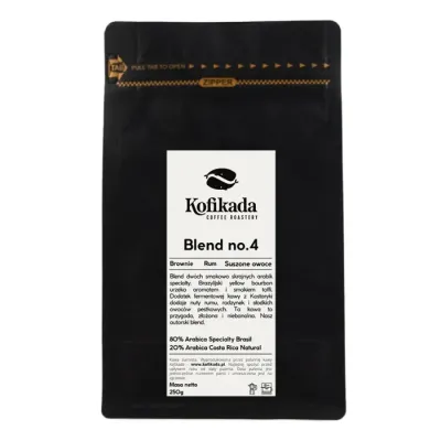 Кофе в зёрнах Kofikada Blend No4 250 г