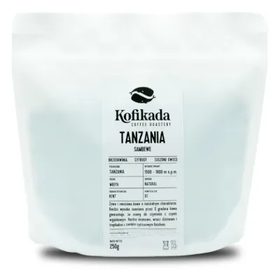 Кофе в зёрнах Kofikada Танзания Самбеве Natural Filter 250 г