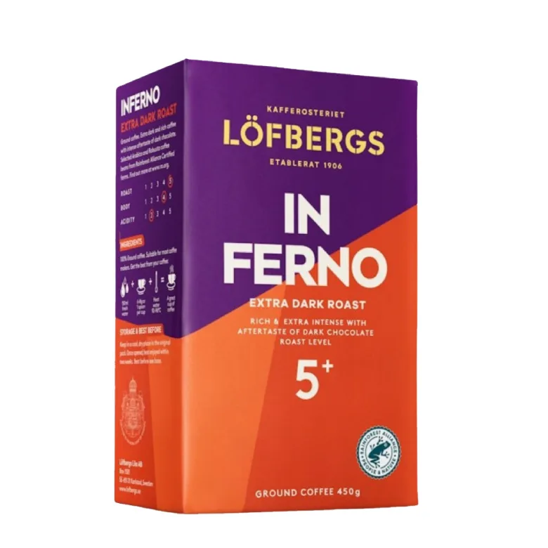 Молотый кофе Lofbergs Inferno 450 г