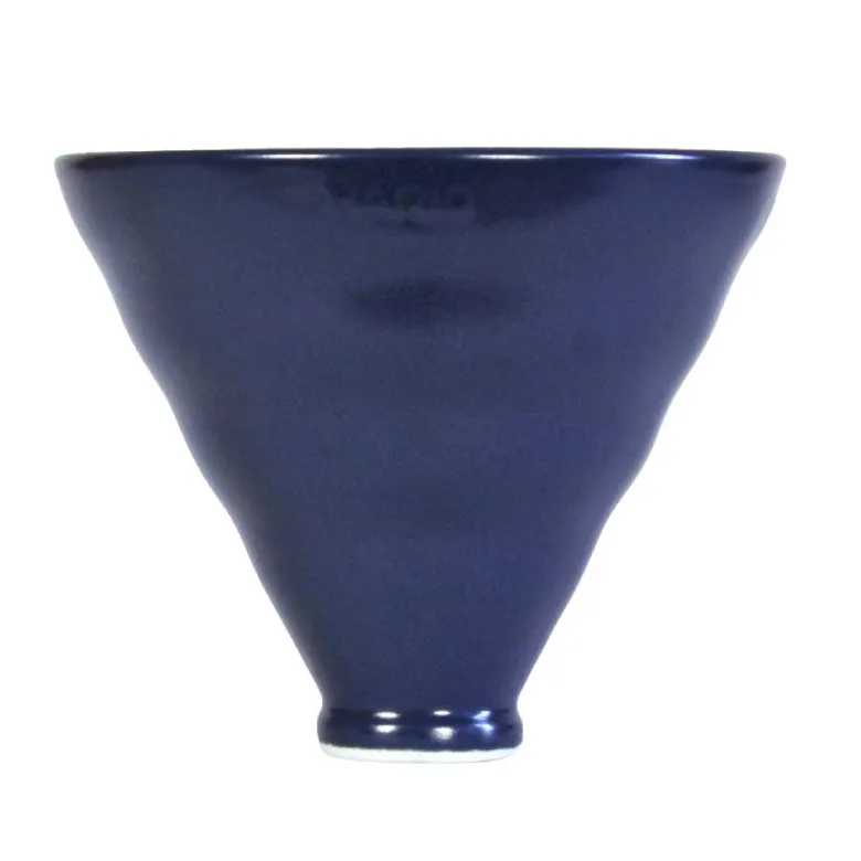 Керамический дриппер Hario V60 Switch & Match 02 Matte Navy, темно-синий матовый