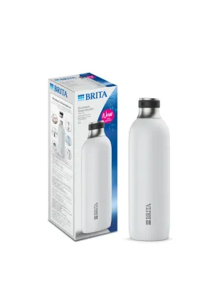 Термобутылка BRITA sodaTRIO 1 л, белая
