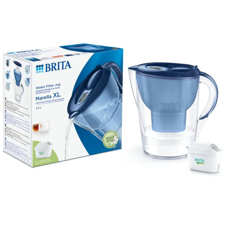 Кувшин-фильтр для воды BRITA Marella XL 3,5 л, синий