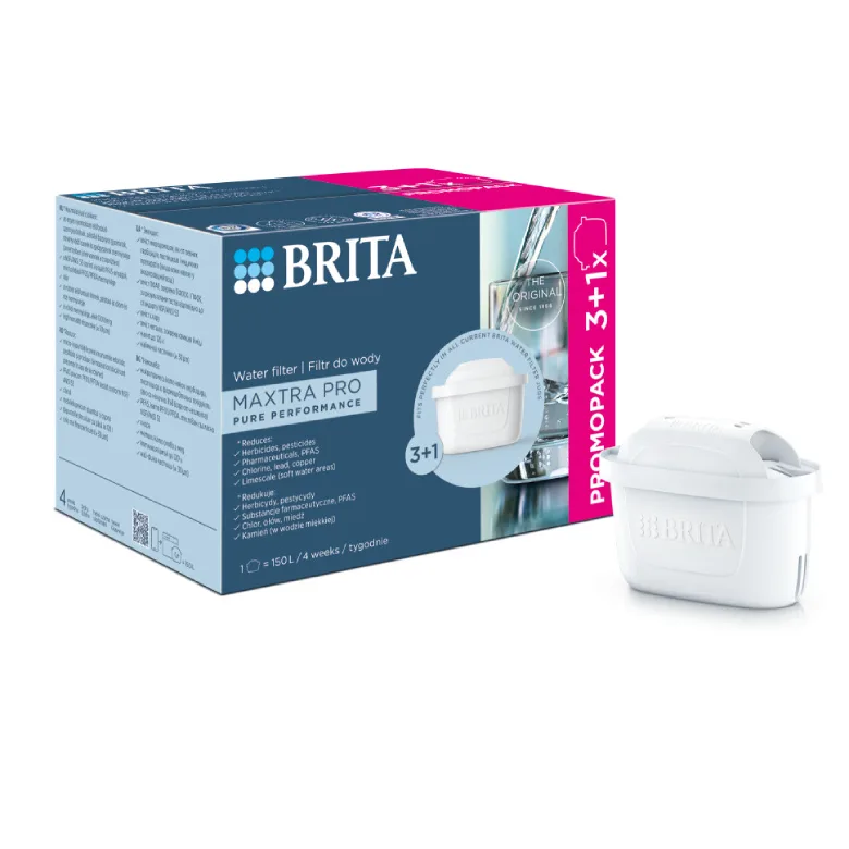 Фильтр для воды BRITA MAXTRA PRO Pure Performance, 4 шт (3+1)