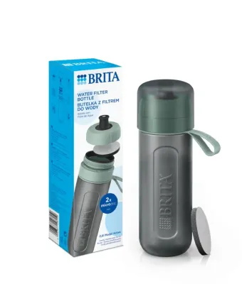 Спортивная бутылка-фильтр BRITA Active 0,6 л, зеленая
