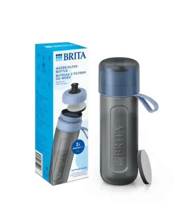 Спортивная бутылка-фильтр BRITA Active 0,6 л, голубая