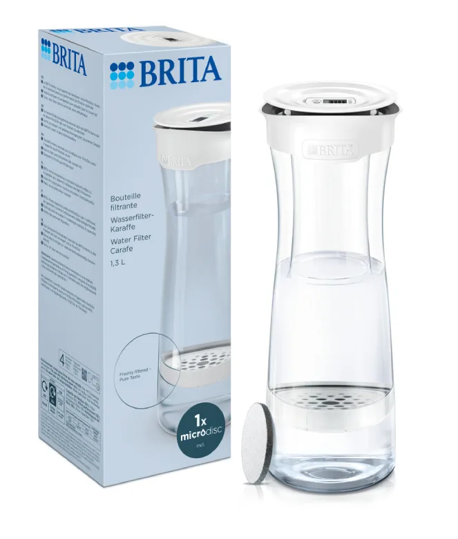 Графин-фильтр для воды BRITA 1,3 л, бело-графитовый
