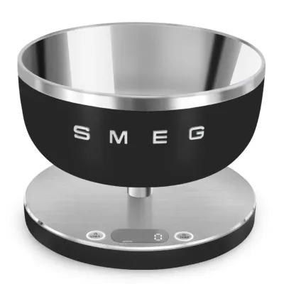 Цифровые кухонные весы Smeg KSC01BLMWW - Черный матовый