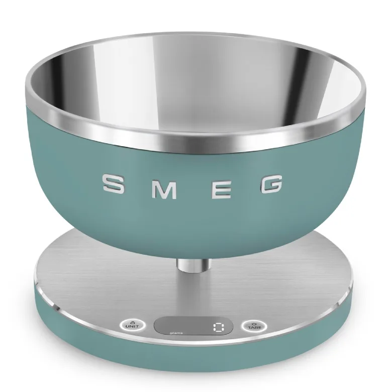 Цифровые кухонные весы Smeg KSC01EGMWW - Изумрудный
