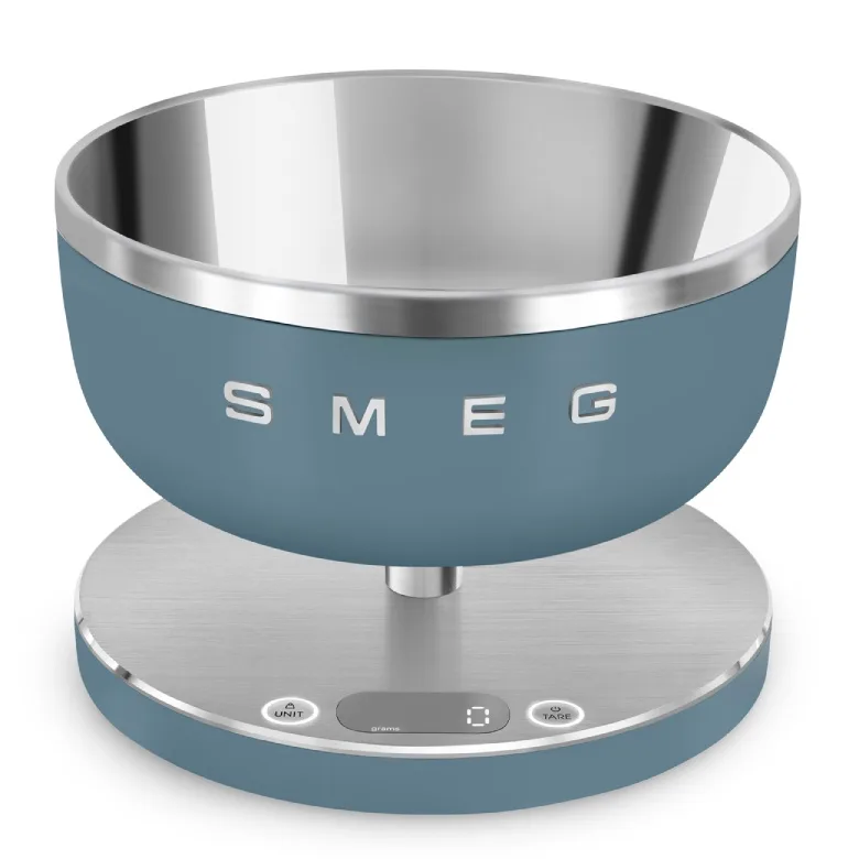 Цифровые кухонные весы Smeg KSC01SBMWW - Синий матовый