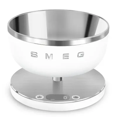 Цифровые кухонные весы Smeg KSC01WHMWW - Белый матовый