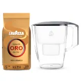 Набор: кофе в зёрнах Lavazza Qualita Oro 1 кг и фильтр-кувшин Dafi Start Unimax 4 л — фото 1
