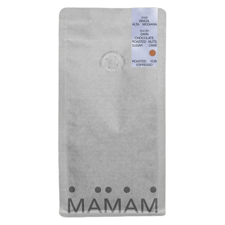 Кофе в зёрнах MAMAM Бразилия Альта Мохиана Эспрессо, 1 кг