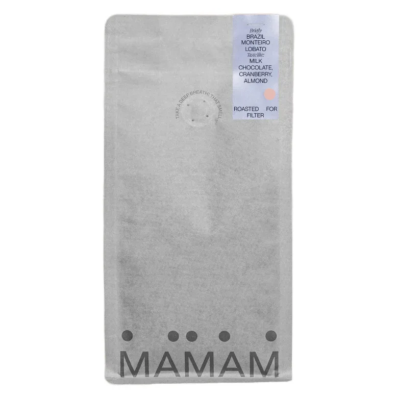 Кофе в зёрнах MAMAM Brazil Monteiro Lobato Filter, 1 кг