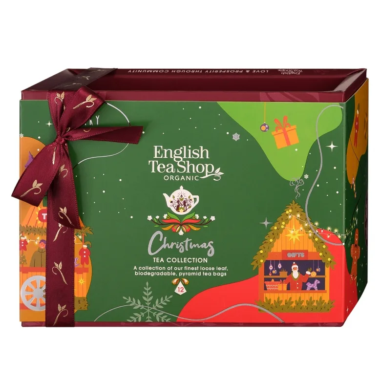 Чайный набор English Tea Shop Christmas Tea Green Wonders, 12 пирамидок