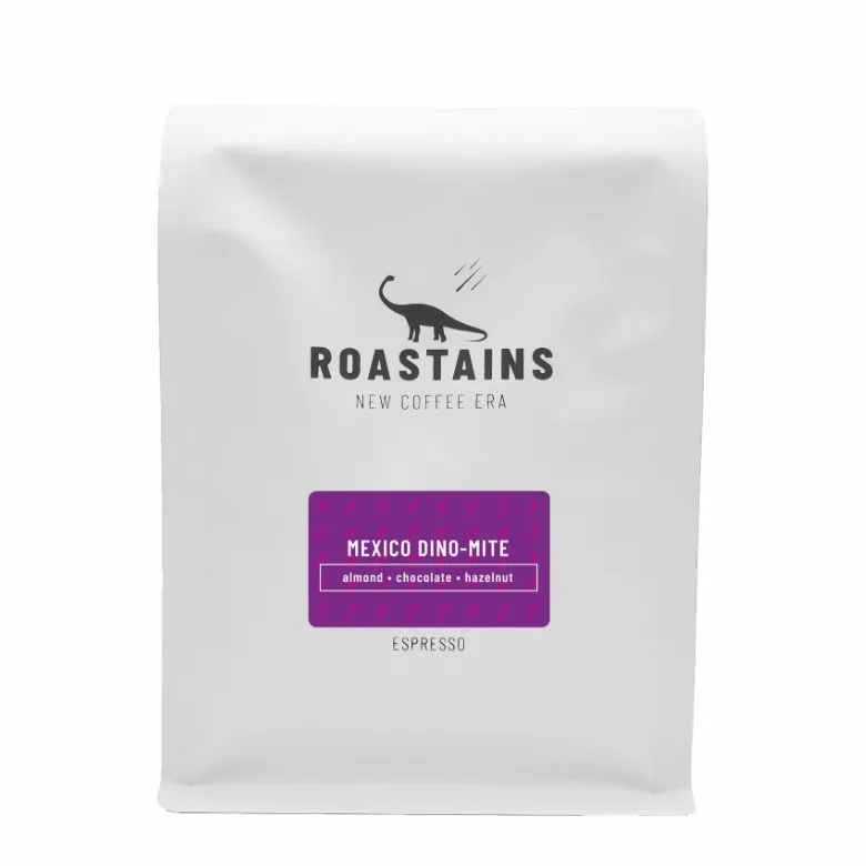 Кофе в зёрнах Roastains Meksyk Dino-Mite Espresso, 250 г