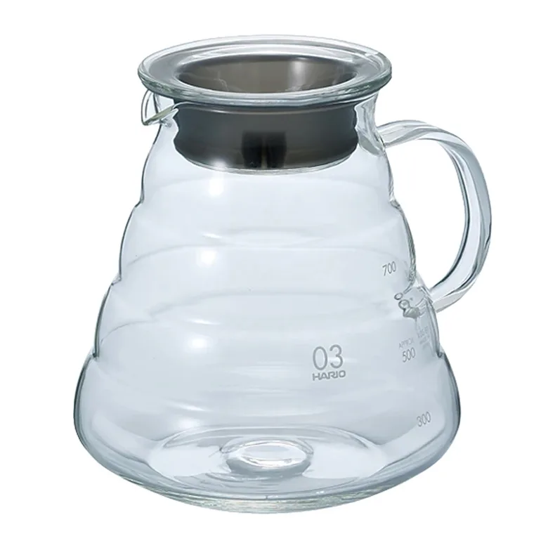 Сервировочный чайник-декантер Hario V60 Range Server Clear 800 мл