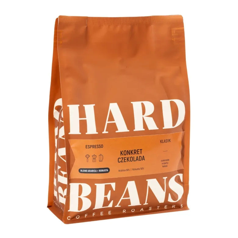 Кофе в зёрнах Hard Beans Конкрет Шоколад Эспрессо, 1 кг